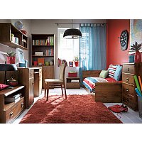 Шкаф-витрина Black Red White Индиана JWIT 1d (дуб саттер) в Солигорске