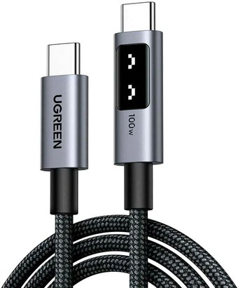 Кабель Ugreen L509 35512 USB Type-C - USB Type-C (2 м, серый)