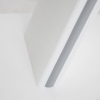 Кухонный стол Аврора Дрезден 130-161.5x80 (камень белый/белый)