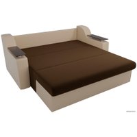 Диван Лига диванов Сенатор 100713 120 см (коричневый/бежевый)