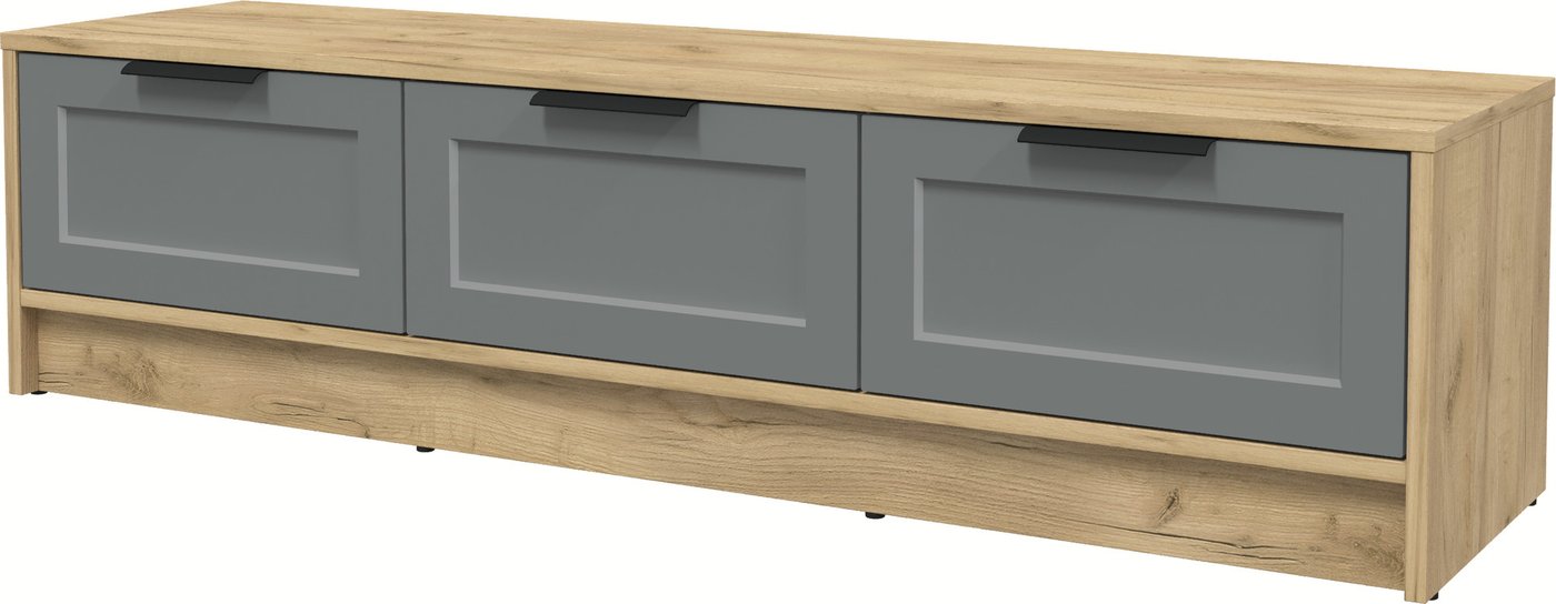 

Тумба Интерлиния ТВ Концепт Тренд КТ-ТВ3-35 (дуб золотой/серый)