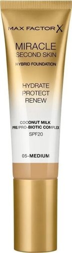 Тональный крем Max Factor Miracle Second Skin Hybrid Foundation SPF20 (тон 05) 30 мл