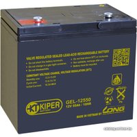 Аккумулятор для ИБП Kiper GEL-12550 (12В/55 А·ч)