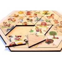 Развивающая игра Десятое королевство Ферма Занимательные треугольники 00776