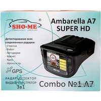 Видеорегистратор-радар детектор (2в1) Sho-Me Combo №1 A7