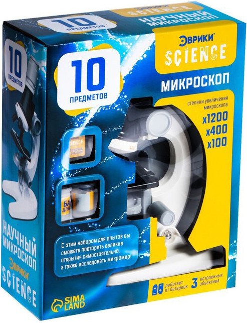 

Детский микроскоп Эврики Юный ботаник 7081520
