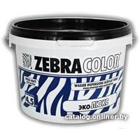 Краска Zebracolor Эко Люкс 30кг (белый)