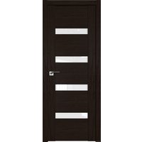 Межкомнатная дверь ProfilDoors 2.81XN L 70x200 (дарк браун, стекло белый триплекс)