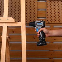 Дрель-шуруповерт Deko Sharker 20V PRO 084-1035 (с 2-мя АКБ, кейс)