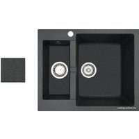Кухонная мойка БелЭворс Duet R (антрацит, без сифона)