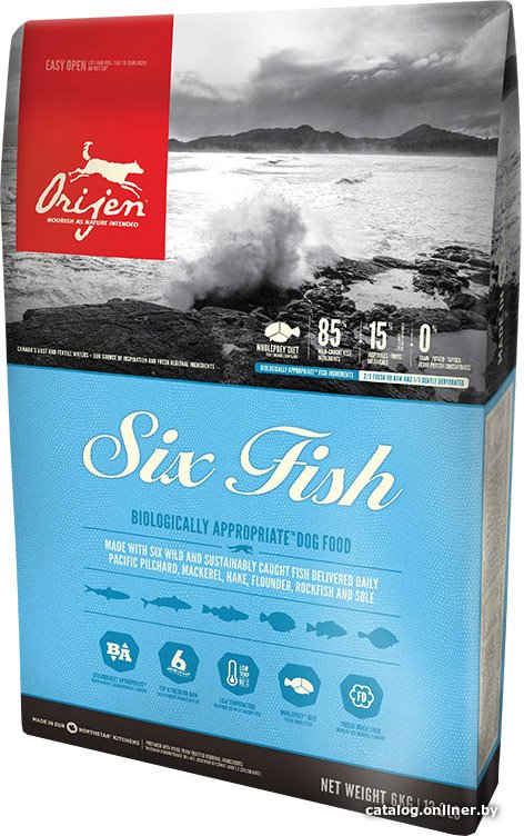 

Сухой корм для собак Orijen 6 Fish 2 кг