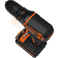 Дрель-шуруповерт Black & Decker BDCDC18BAFC (с 2-мя АКБ, кейс)