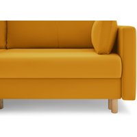 Угловой диван Mio Tesoro Дублин 497 (желтый 1103)