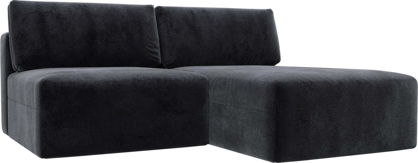 

Угловой диван Лига диванов Лига-060 НПБ угол универсальный 129497 (велюр Tower 11 темно-серый)