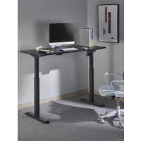 Стол для работы стоя ErgoSmart Electric Desk Prime 1200х650х18 мм (альпийский белый/черный)
