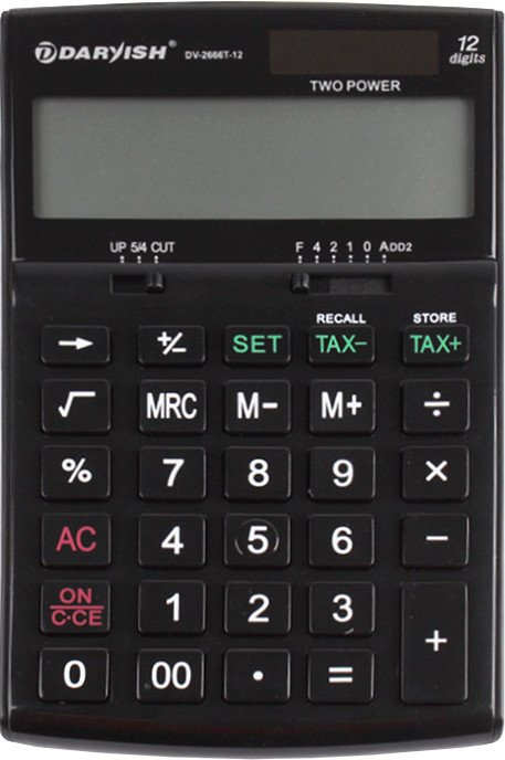 

Бухгалтерский калькулятор Darvish DV-2666T-12K (черный)