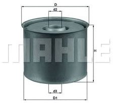 

Топливный фильтр Mahle Knecht KX23D