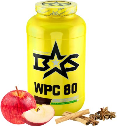 

Протеин сывороточный (концентрат) Binasport WPC 80 (2000г, яблоко/корица)