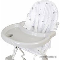 Высокий стульчик Polini Kids 152 (звездное сияние, белый/серый)