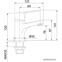 Смеситель Milardo Helic HELSB00M01