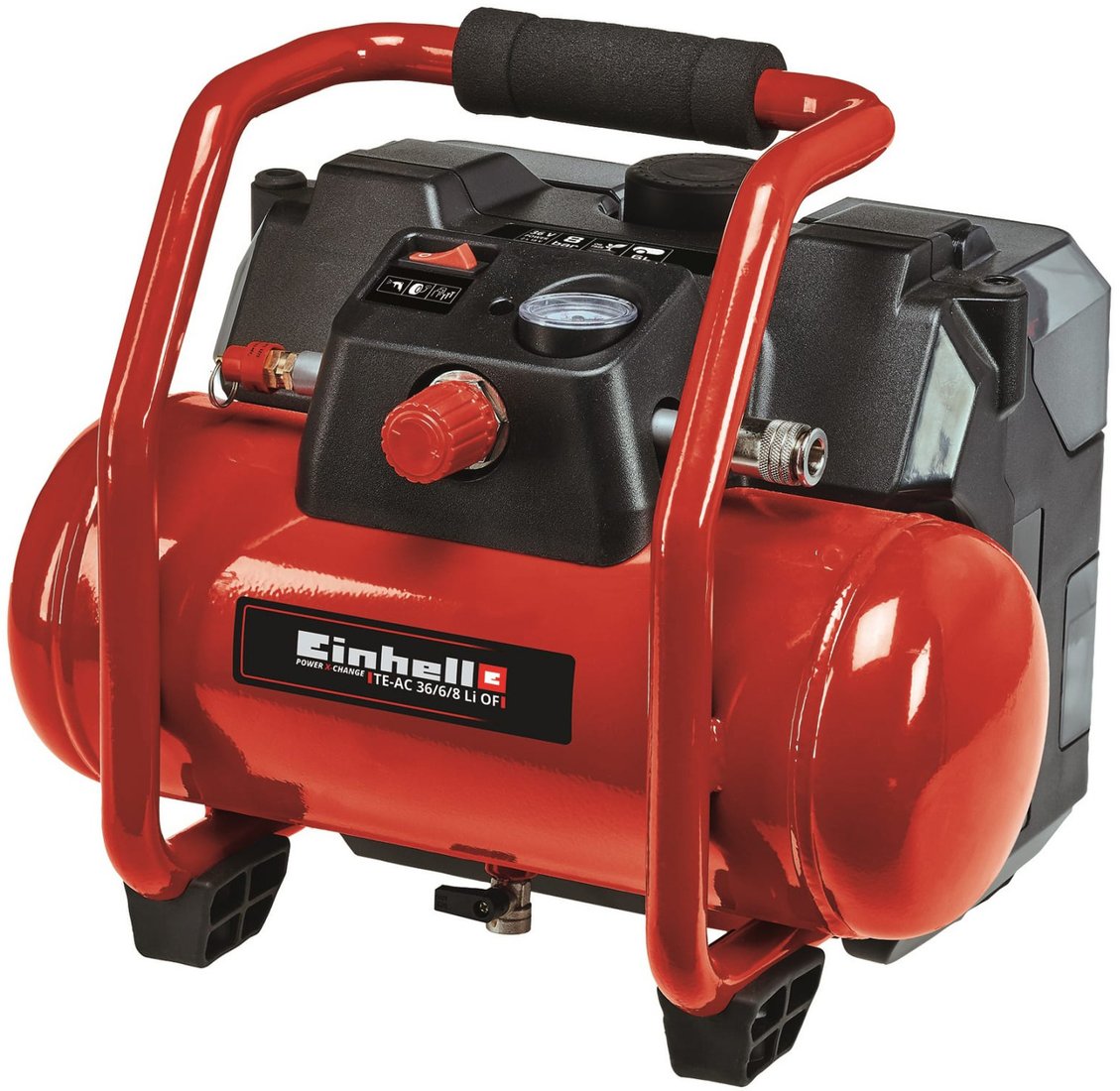 

Компрессор Einhell PXC TE-AC 36/6/8 Li OF Set - Solo