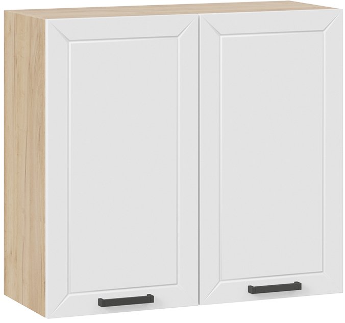 

Шкаф навесной Трия Лорас 1В8 (дуб крафт золотой/холст белый)