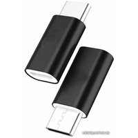 Адаптер Atom USB Type-C 3.1 - USB B Micro (черный)