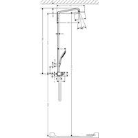 Душевая система  Hansgrohe Raindance Select 360 Showerpipe (27112000)