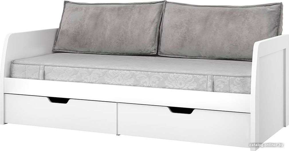 Кровать Anrex Taurus 90-2 M 90x200 (дуб вотан/белый)