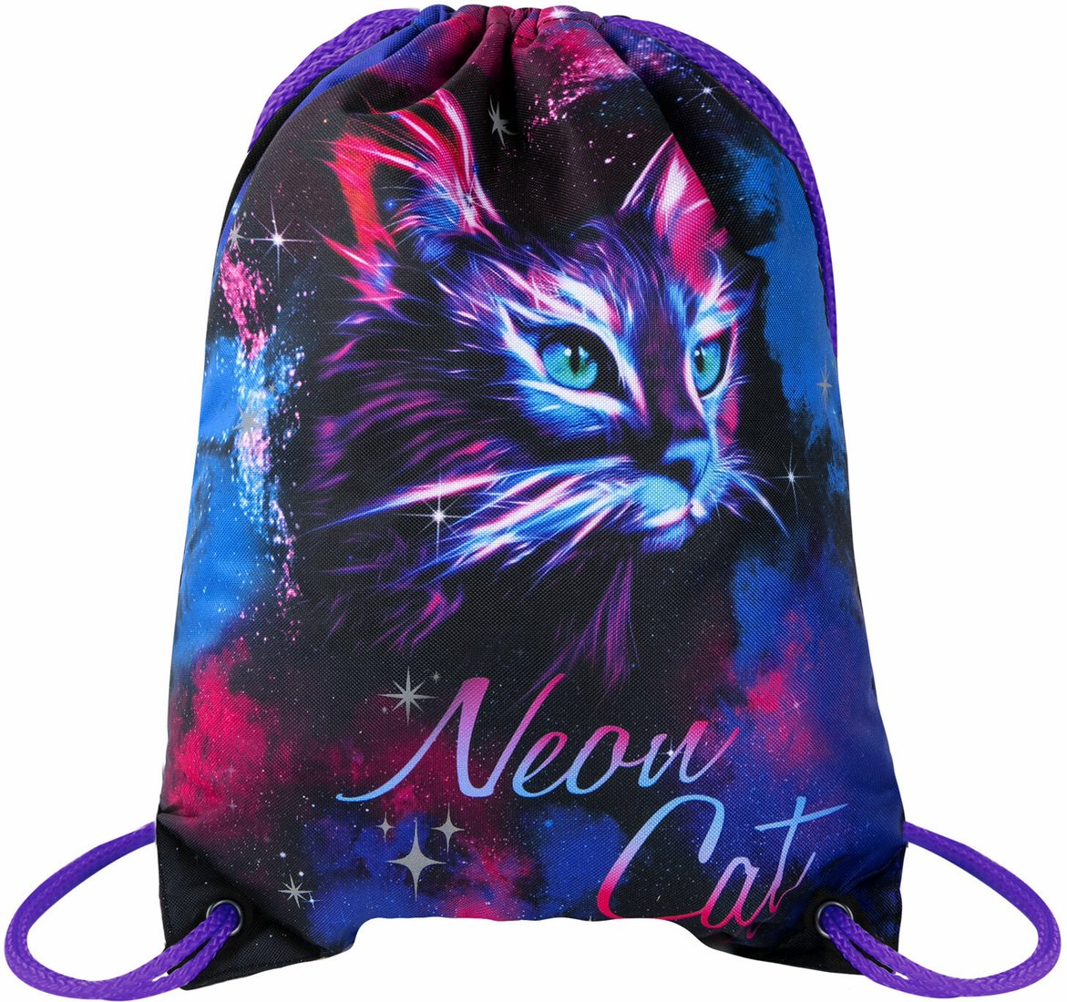 

Мешок для обуви BRAUBERG Premium. Neon Cat 271621