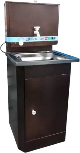 Умывальник для дачи ElectroVel с ЭВН нерж.мойка 17 л (бронза)