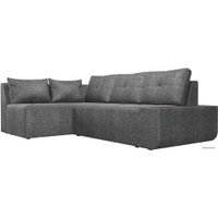 Угловой диван Mebelico Амадэус 109700 (левый, рогожка, серый)