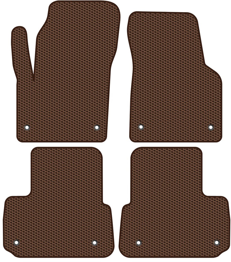 

Комплект ковриков для авто Alicosta Land Rover Discovery Sport I (suv / L550) 2019 - Н.В. (коричневый, сота)