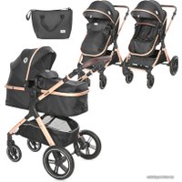 Универсальная коляска Lorelli Viola 2023 (2 в 1, black diamonds)