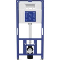 Инсталляция для унитаза Cersanit Aqua 50 Prime P 68178 с кнопкой Accento Circle для Aqua 69083 (кнопка золото глянец)