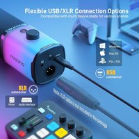 Проводной микрофон Maono PD100XS RGB