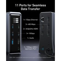 Док-станция Anker Prime A83B6 160W Charging Station 14-in-1