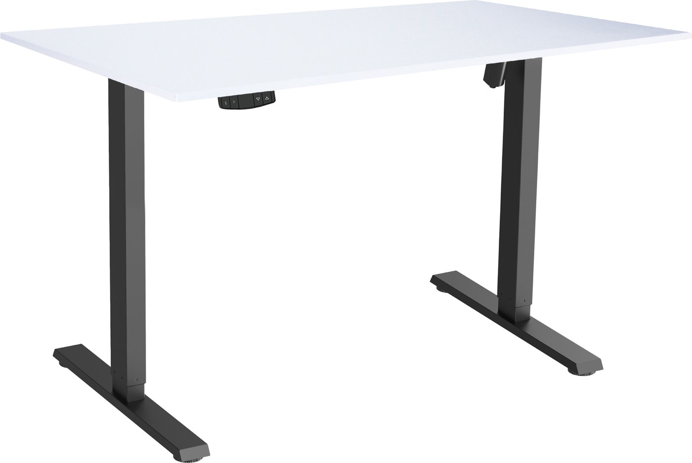 Стол с регулировкой высоты ErgoSmart Electric Desk Slim 1380х800х18 мм (альпийский белый/черный)