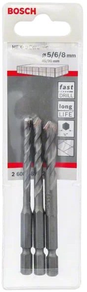 

Набор сверл Bosch 2608589527 (3 предмета)