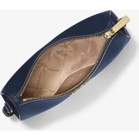 Женская сумка Michael Kors Jet Set Medium Saffiano Leather Pochette (Navy)