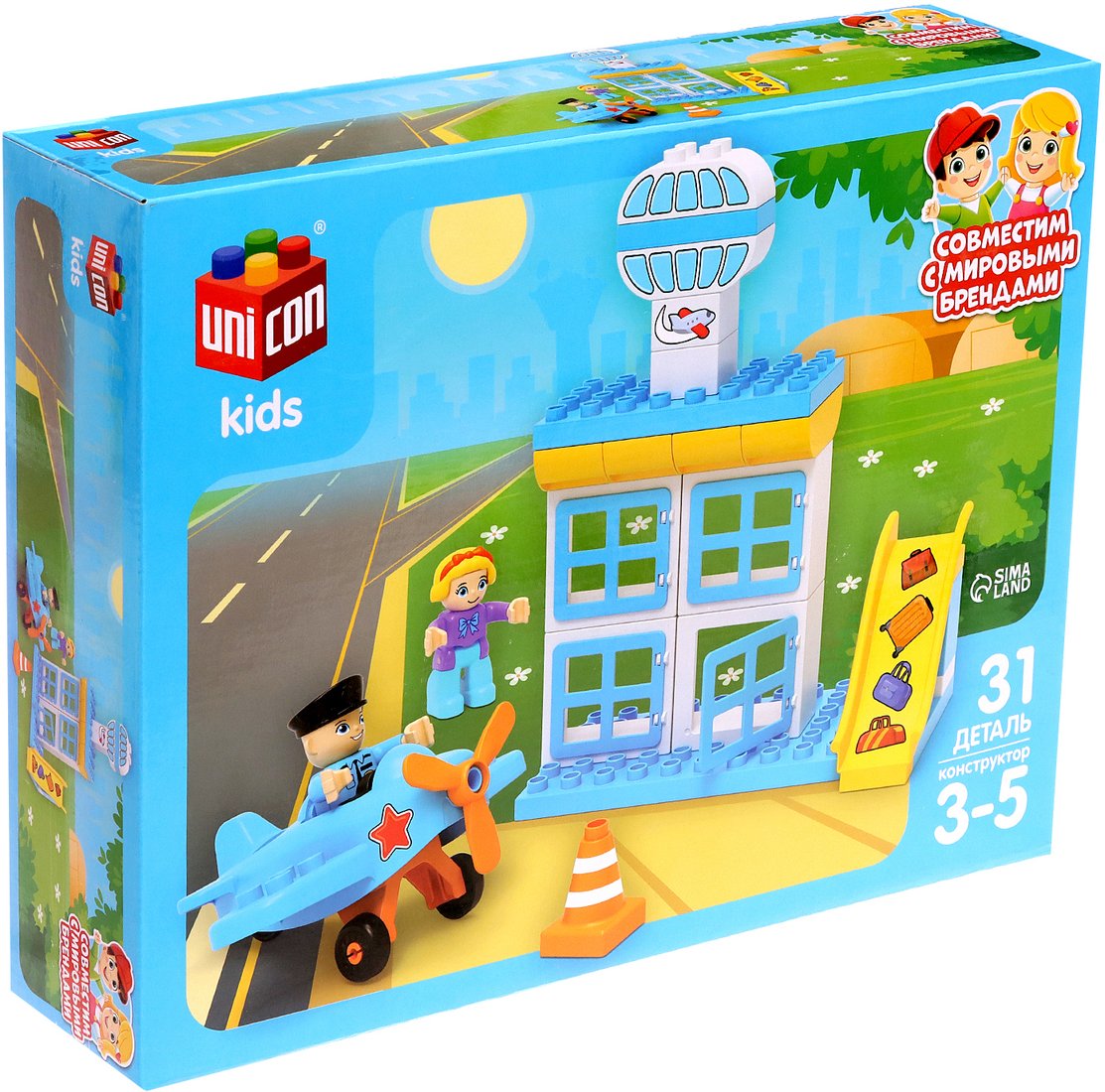 

Конструктор Unicon Аэропорт 9826976 (31эл)