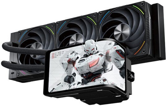 

Система жидкостного охлаждения для процессора Thermalright Wonder Vision 360 Turbo ARGB (черный)