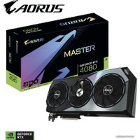 Видеокарта Gigabyte Aorus GeForce RTX 4080 16GB Master GV-N4080AORUS M-16GD