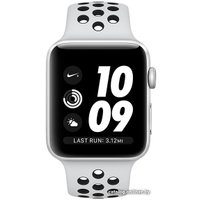 Умные часы Apple Watch Nike+ Series 3 42 мм (серебристый алюминий/платина,черный)