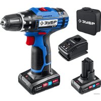 Дрель-шуруповерт Зубр Профессионал DL-121-42 (с 2-мя АКБ, сумка)