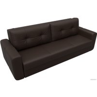 Диван Лига диванов Лига-031 121276 (экокожа коричневый)