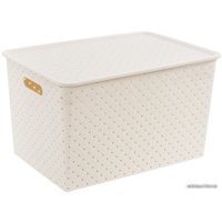 Коробка для хранения Violet Береста 523126 (слоновая кость)