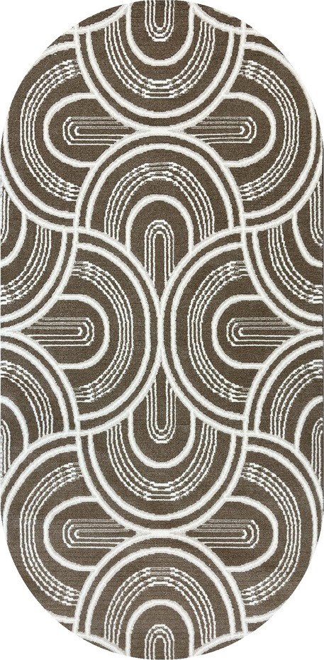 

Ковер для жилой комнаты Safyun Bravo SN550-LIGHT-BROWN-OVAL (0.8x1.5)