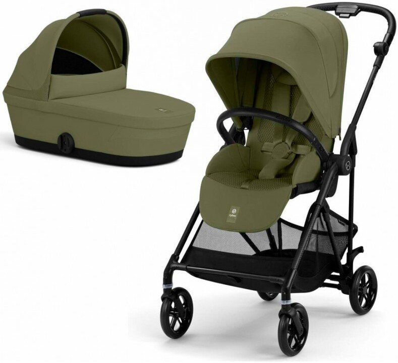 

Универсальная коляска Cybex Melio Carbon (2 в 1, moss green)