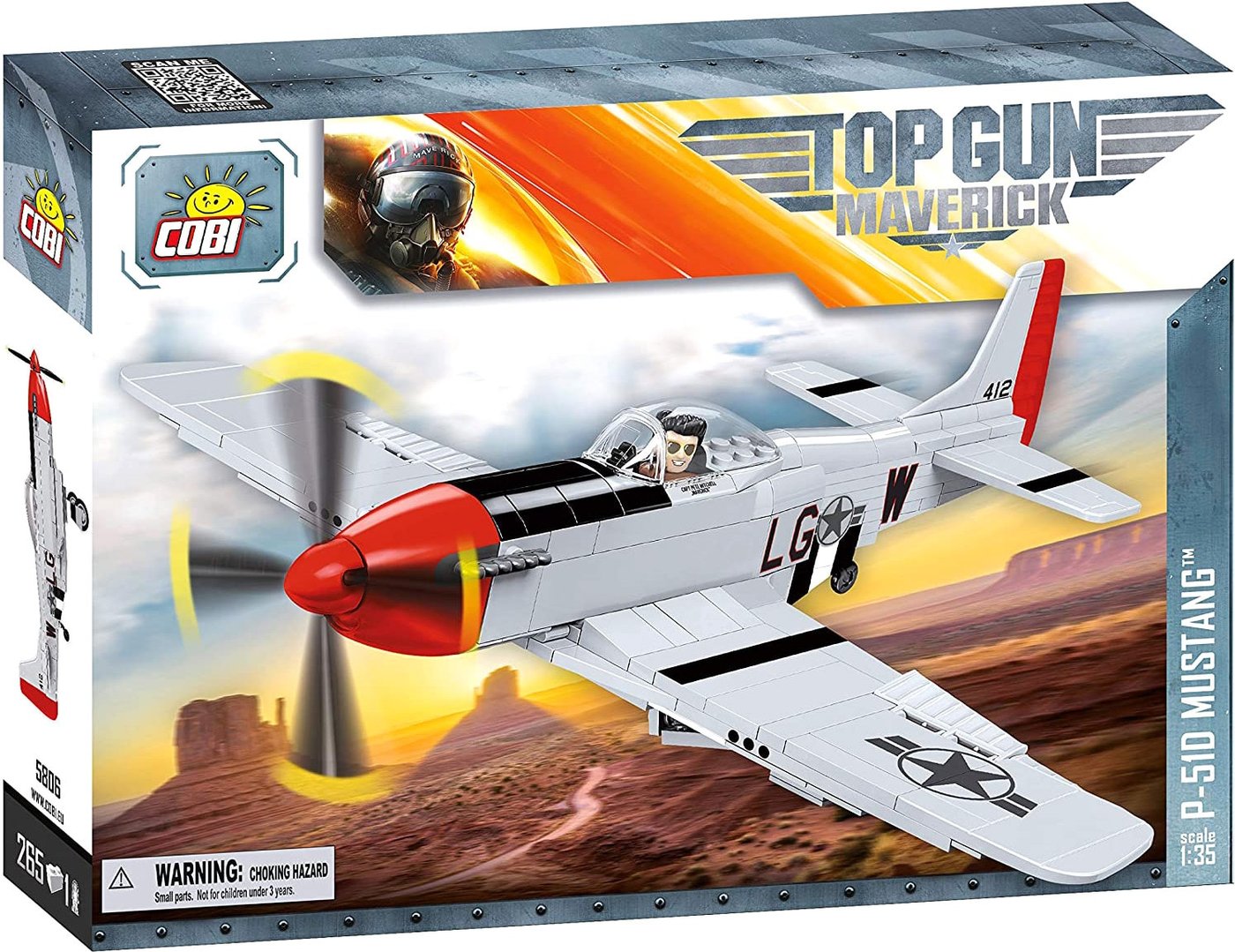 

Конструктор Cobi Top Gun Maverick 5806 P-51D Mustang